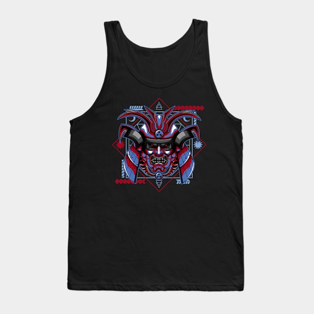 samurai head mask Tank Top by SHINIGAMII